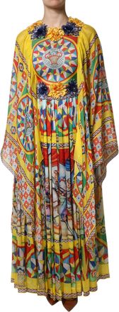 Dolce & Gabbana Geprinte Maxi-jurk met Bloemdetails