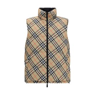 Burberry Geruite Gewatteerde Vest