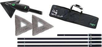 Unger Limpiador De Ventanas Unger Stingray Set 450 Os (para Superficies Lisas + Ventanas, Incluido Dispositivo De Mano, Varillas, Almohadillas De Limpieza, 