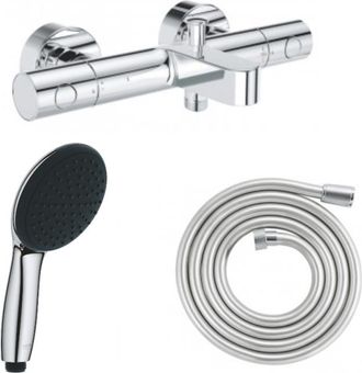 GROHE Mezclador De Ba&ntilde;o-ducha Precision Get Con Teleducha 1jet Vitalio Start 100 Y Flexible De 200cm