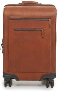 Korchmar Hudson 22 Leather Wheeled Carry-On in Espresso at Nordstrom
