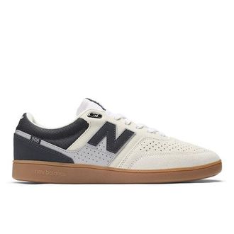 New Balance Unisex NB Numeric Brandon Westgate 508 en Blanco/Negro, Gamuza/Malla, Talla 40.5