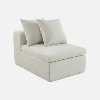 Sweeek M&oacute;dulo Para Sof&aacute; Envasado Al Vac&iacute;o Modular De Tela Chenilla