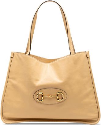 Gucci Pre-owned Gucci Medium Leather Horsebit 1955 Tote Ladies 623694 525040