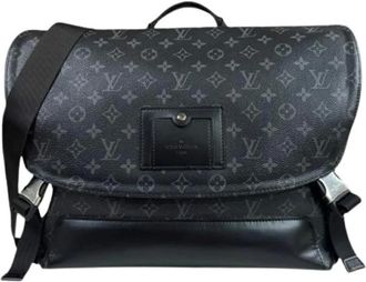 Louis Vuitton Pre-owned Cross Body Bags, male, Black, Size: ONE SIZE Pre-owned Canvas louis-vuitton-bags