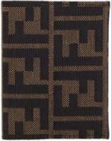 Fendi Business Card C FF Jacquard - Dames - Accessoires - Zwart - Maat: ONE Size Katoen