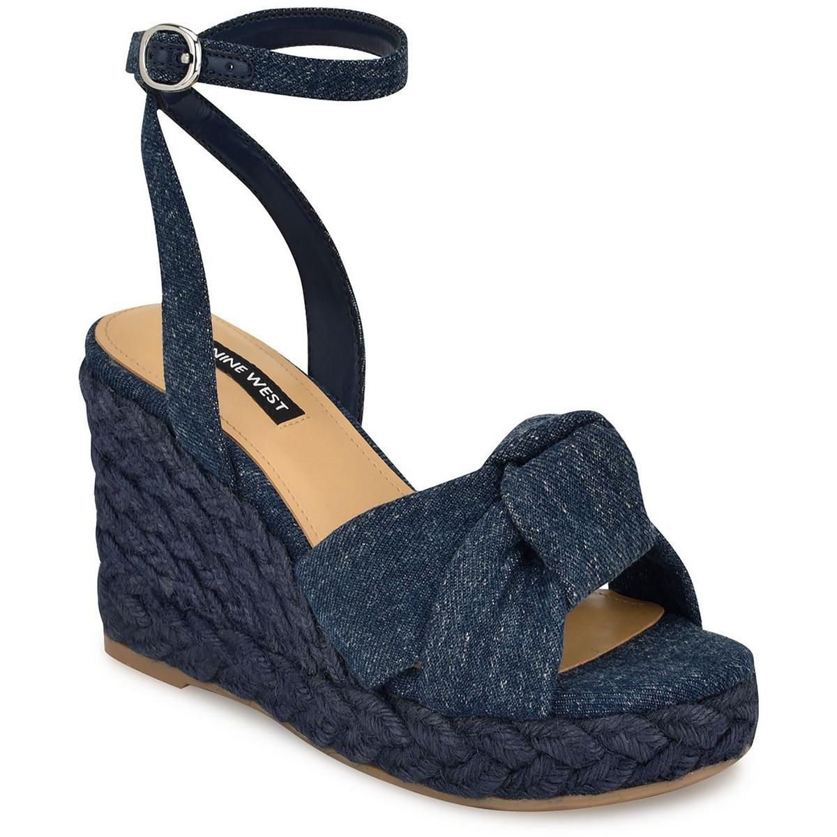 【大特価】Nine West Cristy Espadrille Wedge サンダル Cristy Espadrille Wedge Sandals – Nine West