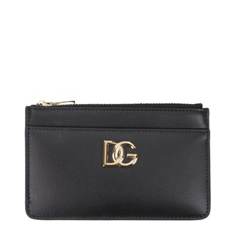 Dolce & Gabbana Dolce&Gabbana Damens Geldb&ouml;rse Leder Schwarz