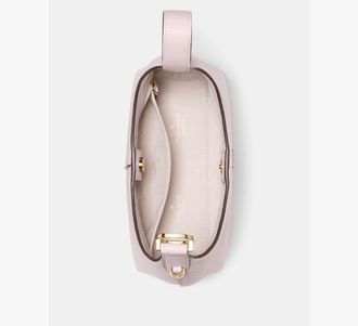 Kate Spade New York Womens 454 Mini Crossbody Bag in Pink | Pebble Leather