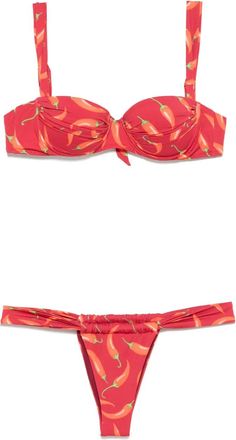 Leslie Amon Paloma bikini - Rood
