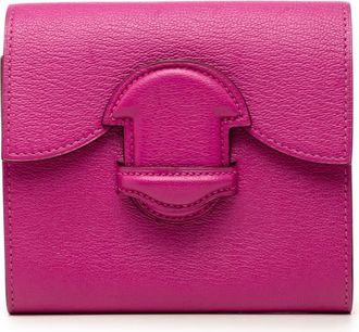 Herm&egrave;s Pre-owned Hermes Chevre Mysore 1938 Compact Wallet Ladies FQSX4EY066LIDB8E