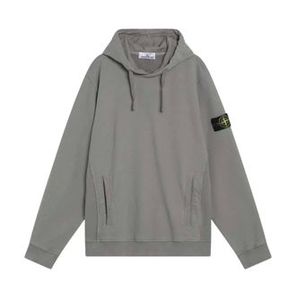 Stone Island Heren, Sweatshirts & Hoodies, Grijs, Maat: 2XL Katoen