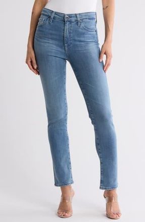 AG - Adriano Goldschmied Mari High Waist Slim Straight Leg Jeans in Reload at Nordstrom Rack, Size 25