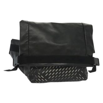 Bottega Veneta Pre-owned Backpacks, female, Black, Size: ONE SIZE Pre-owned Waist Bag