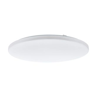 Loops Wall Flush Ceiling Light Colour White Shade White Plastic Bulb LED 49.5W
