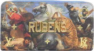 Louis Vuitton Blue Grand Blue Coated Canvas Long Wallet (Bi-Fold) (Pre-Owned)