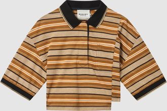 Isabel Marant Top Isalyne Beige Khaki