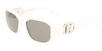 Karl Lagerfeld KL6085S 105 Womens Sunglasses White Size 55