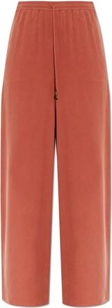 Max Mara Genero Broeken - Dames - Wijde Broeken - Bruin - XS - Broeken