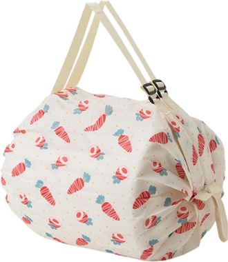 Generic Reusable Shopping Bag - Foldable Bags for Groceries Storage, Nylon Tote with Handles Strong Load-Bearing for Snacks Cake Soda Water Drinks Beer Fruits