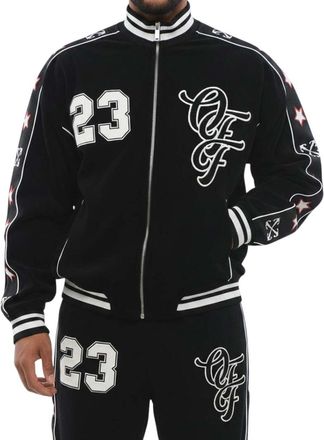 Off-white Black Logo Bomber Jacket