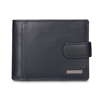 Laura Biagiotti Erebus Pro Portemonnee - Heren - Accessoires - Blauw - Maat: ONE Size Leer