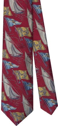 Robert Talbott Robert Boat Flags Best of Class Necktie in Red at Nordstrom