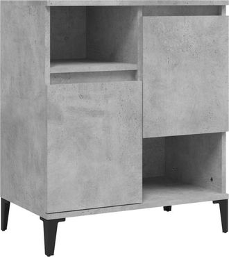 vidaXL Sideboard Concrete Grey 60x35x70 cm Engineered Wood Vidaxl