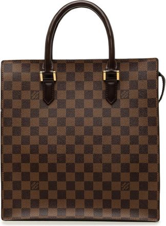 Louis Vuitton Brown Damier Canvas Ebene Pvc Leather Handbag Tote Bag (Pre-Owned)