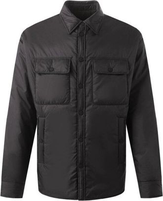 Dsquared2 Mens Dsquared2 Light Puffer Shirt Black Jacket - Size: 38/Regular