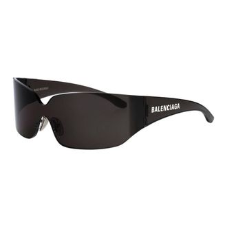 Balenciaga Mono Square Zonnebril - unisex - Accessoires - Zwart - Maat: ONE Size Nylon
