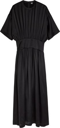 Toteme Draped Satin Maxi Dress - Black - 32 (UK4 / Xxs)