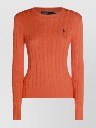 Polo Ralph Lauren cotton cable-knit slim-fit jumper