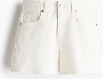 H&M Jeansshorts - White