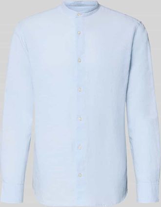 Jack & Jones Jack & Jones Freizeithemd mit Leinen-Anteil Modell BREEZE in Hellblau, Gr&ouml;&szlig;e XXL