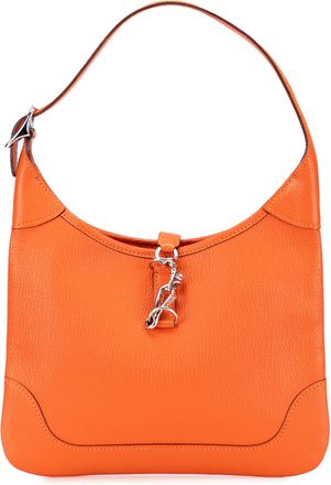 Hermès Pre-owned Womens Jige Elan Leather Clutch Bag - Orange - One Size