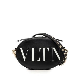 Valentino Pre-owned Cross Body Bags, female, Black, Size: ONE SIZE Pre-owned Rockstud Crossbody Bag