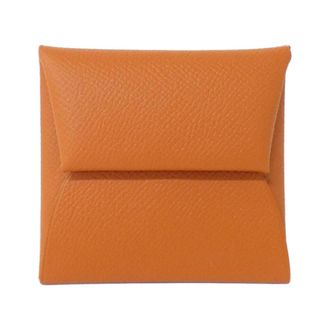 Herm&egrave;s Orange Epsom Leather Coin Purse/Coin Case (Pre-Owned)