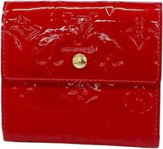 Louis Vuitton Pre-owned Wallets, female, Red, Size: ONE SIZE Pre-owned Vintage Fabric Wallet