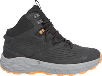 Hi-Tec Fuse Trek Mid Polyester Heren Wandelschoenen In Staal/Grijs/Geel