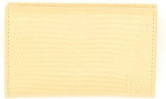 Jil Sander Portemonnaies - Baby Textured Leather Wallet - Gr. unisize - in Gelb - für Damen