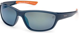 Timberland TB00024 Polarized 90R Mens Sunglasses Blue Size 64