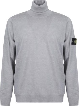 Stone Island Truien - Heren - Coltruien - Grijs - XL - Truien & Vesten