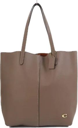 Coach Pre-owned Tote Bags, female, Brown, Size: ONE SIZE Pre-owned Leather handbags