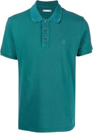 Jacob Cohen Polo Shirt met Korte Mouwen - Heren - Polos - Groen - 2XL - Katoen - Tops