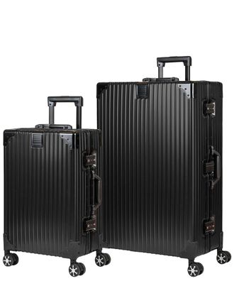 Champs Luggage Elite Aluminum 2Pc Luggage Set