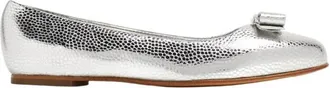Ferragamo Ferragamo Varina Lizard Embossed Ballet Flats