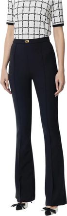 Elisabetta Franchi Mujer, Pantalones, Negro, Talla: M
