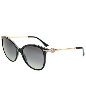 Bulgari Womens 8201B 55Mm Polarized Sunglasses