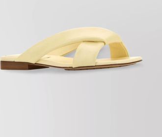 Bottega Veneta leather riva slippers